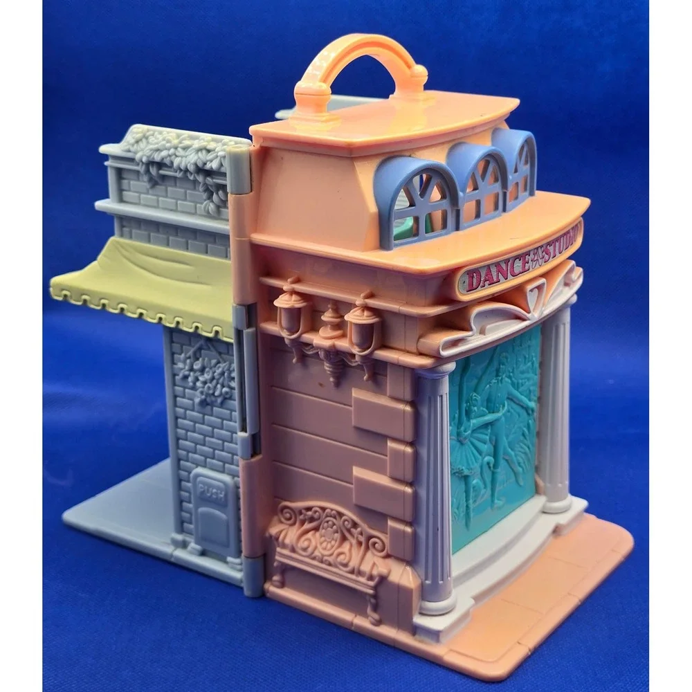 Fisher Price 2001 Sweet Streets Candy Shop Dance Studio Playset No Accessories